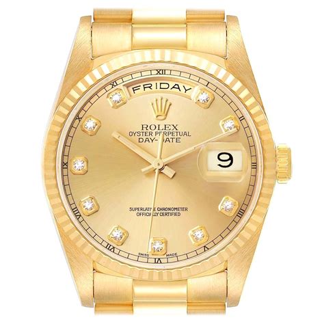 rolex uomo oro e diamanti